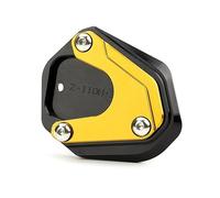 GBSONGJIN Motorcycle Side Stand Puck, Motorbike Stand Pad For CBR650R CB125R CB650R CBR500R CB500X CB500F NX400 NX500 CL500 2018-2025 Motorcycle Kickstand Side Stand Extension Pad(Gold-1)