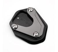 GBSONGJIN Motorcycle Side Stand Puck, Motorbike Stand Pad For CBR650R CB125R CB650R CBR500R CB500X CB500F NX400 NX500 CL500 2018-2025 Motorcycle Kickstand Side Stand Extension Pad(Grey)