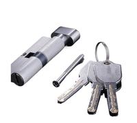 GBSONGLIANGBO Upvc Door Locks,Thumb Turn Lock Door Cylinder 120mm Security For 70mm Thickness Door Lock Cylinder Interior Bedroom Living Lock Handle 3 pcs Brass Key(1)