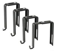 Gbtdoface 4PCS Adjustable Cabinet Hooks, Small Over Door Hanger, Wreath Hanger, Universal Small Hooks