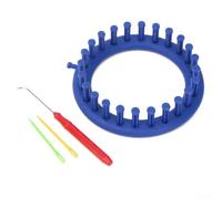Gbtdoface Knitting,Knitter s Set,Rectangle Round Knitting- Weaving Scarf Sweater Hat Stitching Knitting Tool(14CM)
