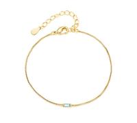 GBTROEY Custom 1-3 Baguette Birthstones Bracelet for Women, Personalized Adjustable Dainty Jewelry for Mom Best Friend Christmas Birthday Gifts