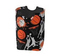 Gbuzozie Sport Basketball Balll Laundry Hamper Storage Basket Toys Clothes Organizer Bin For Home Bathroom Bedroom Dorm Nursery, 52l