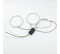 GBYUHAIJUN Angel Eyes Led Light,Led Angel Eyes 2PCS COB Angel Eye Halo Rings Cars Day Width Turn Signal Driving Light 12V 24V 60-70-80-90-145mm LED White Red Amber(60MM)
