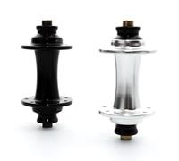 GBYUHAIJUN Bike Quick Release,Bike Wheel Hub Skewers 68g Lightweight Bike Bicycle Hub Fit Use For Brompton Folding Bike Front Hub 74mm Holes 14 16 28 Bicycle Parts(Black 14 Holes)