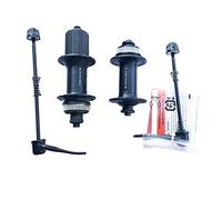 GBYUHAIJUN Bike Quick Release,Bike Wheel Hub Skewers Disc Brake Hub RT30 160mm Rotor 8 9 10 Speed MTB Bike Centerlock 32/36 Holes Quick Release Cassette Hubs For MT200(36h Pair No Disc)