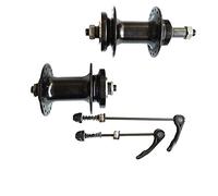 GBYUHAIJUN Bike Quick Release,Bike Wheel Hub Skewers Mountain Bicycle Trencher-shaped Bearing Flower Drum Aluminum Alloy Pelicone Front And Rear Flower Drum 32/36 Hole Black