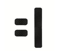 GBYUHAIJUN Bike Stickers,Bike Decals 3set Bicycle Chain Protector Black Carbon Fiber Cycling Frame Stay Posted MTB Care Guard Cover Bike Accessories