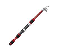 GBYUHAIJUN Fishing Rod,Fishing Rod Fishing Rod Short Telescopic Section Small Sea Rod Portable Sea Pole Ocean Boat Fishing Outdoor Entertainment(Red-Sea pole)