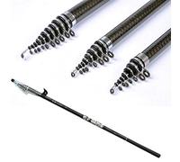 GBYUHAIJUN Fishing Rod,Fishing Rod Telescopic Fishing Rod Carbon Fiber 2.7/3.6/4.5/5.4/6.3.0M Travel Reel(2.7 m)