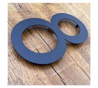 GBYUHAIJUN House Numbers Plaques,House Numbers 150mm/200mm Stainless Steel House Numbers Outdoor Address Signs Big Floating Metal Doorplates Garden Yard Street Name Plates(200mm (8 inches),Number 8)