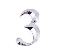 GBYUHAIJUN House Numbers Plaques,House Numbers 1PC Self Adhesive 3D Number Stickers Room House Number Plate Sign for Home Apartment Cabinet Table Mailbox Outdoor Door Numbers(N3)
