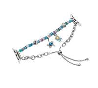 GBZHMCASE Tarot Lucky Bracelet Strap Compatible with iWatch 42mm 41mm 40mm 38mm, Women's Tarot Replacement Strap for iWatch Series 9 8 7 6 5 4 3 2 1 SE(Blue,49MM(Ultra))