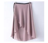 GBZIJIE Ballet Skirt Adult Elastic Adult Gymnastics Ballet Wrap skirt girls chiffon practice skirts national dance wear Teachers dress Fit use for women(White)