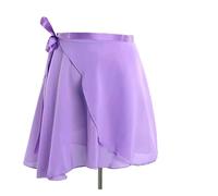 GBZIJIE Ballet Skirt Adult Elastic Women Ballet Skirts Lace-up Chiffon Dance Adults Leotards Skirt Practice Dancing Miniskirts Tutu(Purple,Height 160cm-175cm)