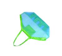 GBZIJIE Beach Bags for Women Sandproof Beach Tool Storage Bag Toy Mesh Can Carry Large To Play With Sand Dig(Blue Net)