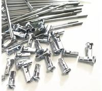 GBZIJIE Bike Spokes,Bicycle Spokes 36pcs/lot Electric Bicycle Spokes 12G Diameter 2.5mm Length 70-200mm Steel with Nipples(175mmX2.5mm)