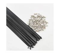 GBZIJIE Bike Spokes,Bicycle Spokes For Bicycle spoke wire for MTB stainless steel 14G * 2.0mm straight/elbow straight pull equal diameter 12pcs(Straight 304mm)