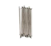 GBZIJIE Bike Spokes,Bicycle Spokes For Bicycle Stainless Silver Steel Spokes 36pcs Bike Parts 14G J Bend With Nipples Many Length(257mm)