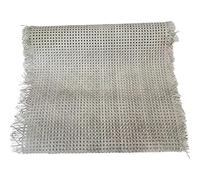 GBZIJIE Cane Webbing,Rattan Plastic Rattan Cane Webbing Roll Wicker Sheet Outdoor Chair Table Furniture Repair Material(Grey white color,45x80cm)
