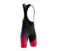 GBZIJIE Cycling Shorts Mens Mtb Comfort Men Women Cycling Bib Shorts Anti-Loss Zipper Pocket Mountain Pro Bicycle Bike Short Black Blue(QY1679-13,S)