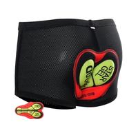 GBZIJIE Cycling Shorts Mens,Mtb Shorts Comfort Bicycle Men's Boxer Briefs Panties Cycling Shorts Black Gel Jersey Motocross Breathable(3,3XL)