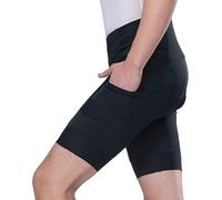 GBZIJIE Cycling Shorts,Mtb Shorts Comfort Summer Men's Cycling Shorts Bicycle Pants Shock-absorbing Clothing Mountain Road Bike Tousers With Pocket(Black,XL)