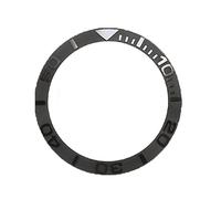 GBZIJIE Watch Bezel Ring Insert Loop 38mm Ceramic Watch Bezel Insert For 40mm Mens Face Watches Replace Accessories Inner Diameter 30.7mm(Black)