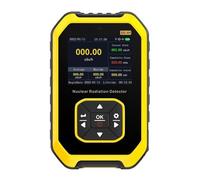 GC-01 Geiger Counter Nuclear Radiation Detector Personal Dosimeter X-ray Y-ray Β-ray Radioactivity Tester Marble Portable Fast Accurate Measurement(Yellow GC-01)