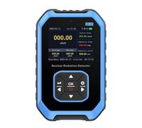 GC-01 Geiger Counter Nuclear Radiation Detector Personal Dosimeter X-ray Y-ray Β-ray Radioactivity Tester Marble Portable Fast Accurate Measurement(Blue GC-01)