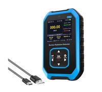 GC-01 Nuclear Radiation Detector Geiger Counter X-ray Γ-ray Β-ray Radioactivity Tester Marble Personal Dosimeter Portable Fast Accurate Measurement(Black Kit)
