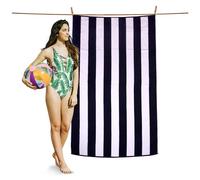 GC GAVENO CAVAILIA 1 Pk Striped 500 GSM Beach Towels Large, 100X180cm