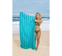 GC GAVENO CAVAILIA Microfiber Beach Towel Large - Super Absorbent Sand Free Beach Towels - Extra Large Beach Towel for Adults (100x200 cm) - Soft, Compact, Lightweight (1 Piece) - Blue