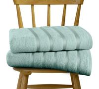 Gc Gaveno Cavailia 2 Piece Kensington Jumbo Bath Sheet 80X170 Duck Egg 500 Gsm Quick Dry & Water Absorbent Towel