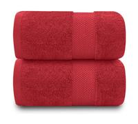 Gc Gaveno Cavailia 2Pk Miami Bath Sheet 90X140 Wine 700 Gsm Quick Drying & Super Absorbent Bath Sheet Set