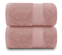 Gc Gaveno Cavailia 2Pk Miami Bath Towel 70X125 Blush Pink 700 Gsm Quick Drying & Super Absorbent Bath Towel Set