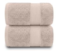 Gc Gaveno Cavailia 2Pk Miami Bath Towel 70X125 Mocha 700 Gsm Quick Drying & Super Absorbent Bath Towel Set