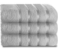Gc Gaveno Cavailia 3 Piece Kensington Bath Sheet 80X140 Silver 500 Gsm Quick Dry & Water Absorbent Towel