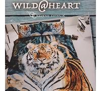 GC GAVENO CAVAILIA 3D Animal Print Duvet Cover, 100% Polyester, Super Soft Quilt Bed Set, Polyester, Multi, Single