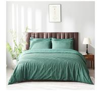 GC GAVENO CAVAILIA 3D Bedding Set King Size | Microfiber Duvet Cover Bed Linen | Machine Washable | Green