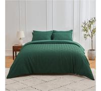 Gc Gaveno Cavailia 3D Embossed Duvet Set Truro Triangle Single Green Reversible Geometric Plain Comforter Cover