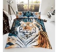 Gc Gaveno Cavailia 3D Fearless Tiger Duvet Cover Bedding Set Single 2Pc With Matching Pillowcases