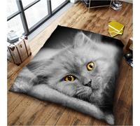 Gc Gaveno Cavailia 3D Wild Cat 150X200Cm Cosy Fleece Bed Throw, Fluffy Throw Blanket For Bed