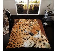 Gc Gaveno Cavailia 3D Wildlife Leopard 150X200Cm Cosy Fleece Bed Throw, Fluffy Throw Blanket For Bed