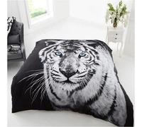 Gc Gaveno Cavailia 3D Wildlife White Tiger 150X200Cm Cosy Fleece Bed Throw, Fluffy Throw Blanket For Bed