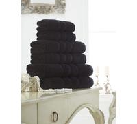Gc Gaveno Cavailia 4 Pack Zero Twist Bath Sheet 90X140 Black Quick Absorbent & Super Soft Towels