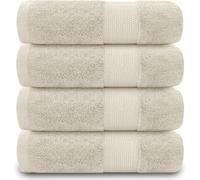 Gc Gaveno Cavailia 4Pk Miami Hand Towel 50X85 Cream Quick Drying & Super Absorbent 700 Gsm Hand Towel Set