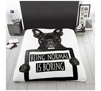 GC GAVENO CAVAILIA Animal Plush Big Blankets King Size, Soft & Cosy Thermal Fleece Extra Large Sofa Throw 3D Bull Dog Fluffy Fur Blanket, 200x240 CM