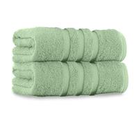 GC GAVENO CAVAILIA Bath Sheet 2 Pack - 100% Egyptian Cotton - Extra Large, Quick Dry - Sage Green