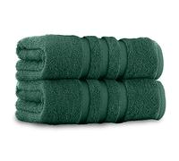 GC GAVENO CAVAILIA Bath Sheets Towels | 550 GSM Extra Large Bath Towle Set | Washable & Water Absorbent Bathroom Towels | Egyptian Cotton Bath Sheet, Dark Green